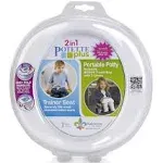 Kalencom Potette Plus 2-in-1 Travel Potty and Trainer Seat - White 