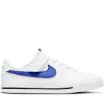 Nike Court Legacy Little Kids' Shoes White,Black,Game Royal