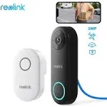 REOLINK Video Doorbell PoE Camera 180° Diagonal 5MP IP Security Camera Outdoor with Chime