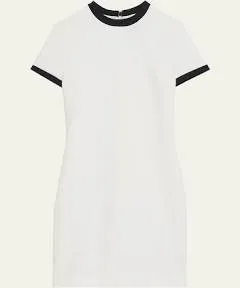 Theory Women's Short Sleeve Ringer Mini Sheath Dress