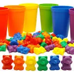 Skoolzy Rainbow Counting Bears