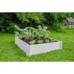 Decorative Vinyl Garden Planter Box For Raised Flower/Vegetable Bed