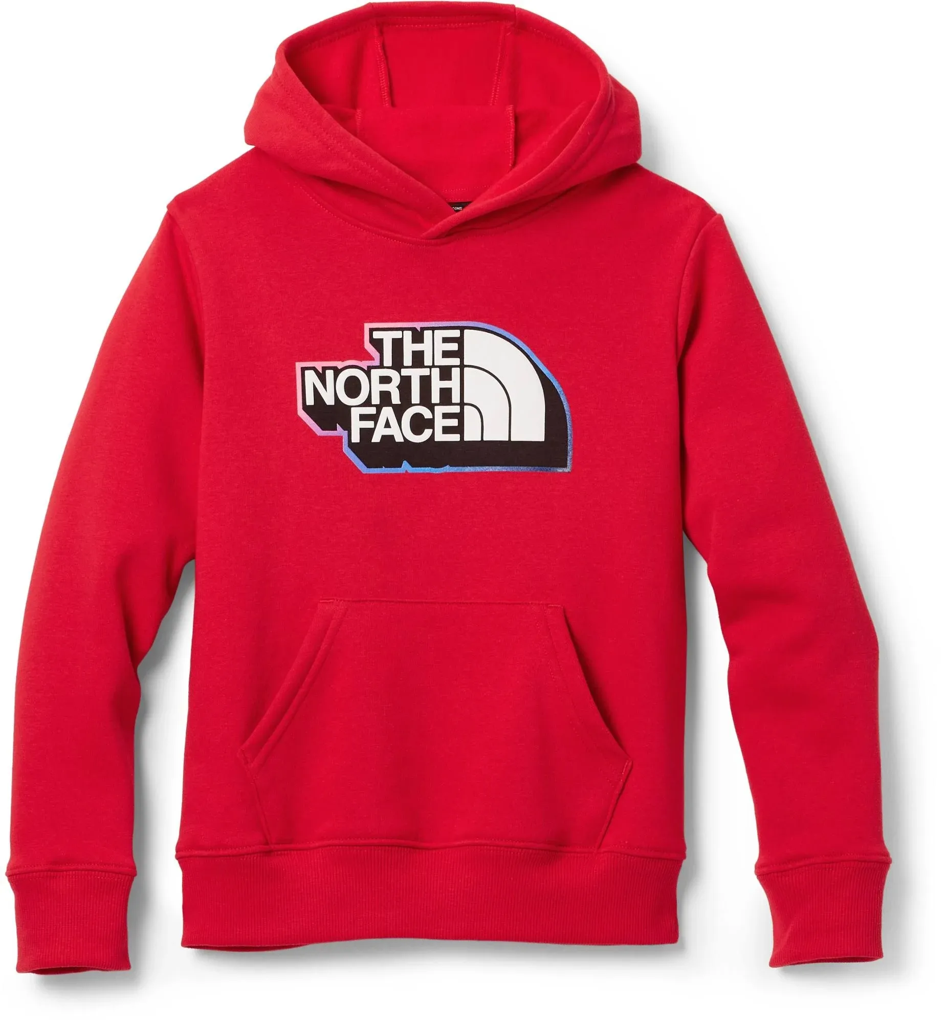 The North Face Boys' Camp Fleece Pullover Hoodie, TNF Red, Medium