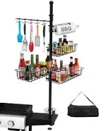 Griddle Caddy for Blackstone Griddle Accessories, BBQ Accessories Storage Rack 