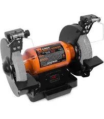 WEN Products 4.8-Amp 8-Inch Single Speed Bench Grinder with LED Work Lights