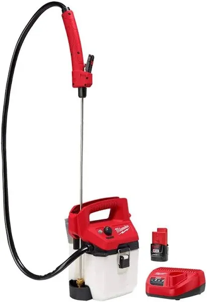 Milwaukee Sprayers 12.10&#034; x 8.10&#034; M12 12V 1 Gal Lithium-Ion Cordless Handheld