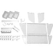 Wall Control Slotted Tool Board Workstation Accessory Kit