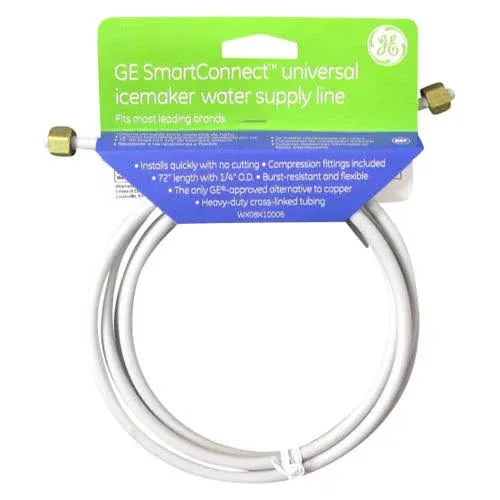 WX08X10006 GE SmartConnect Refrigerator 8&#039; Icemaker Hookup Water Line Qty 2