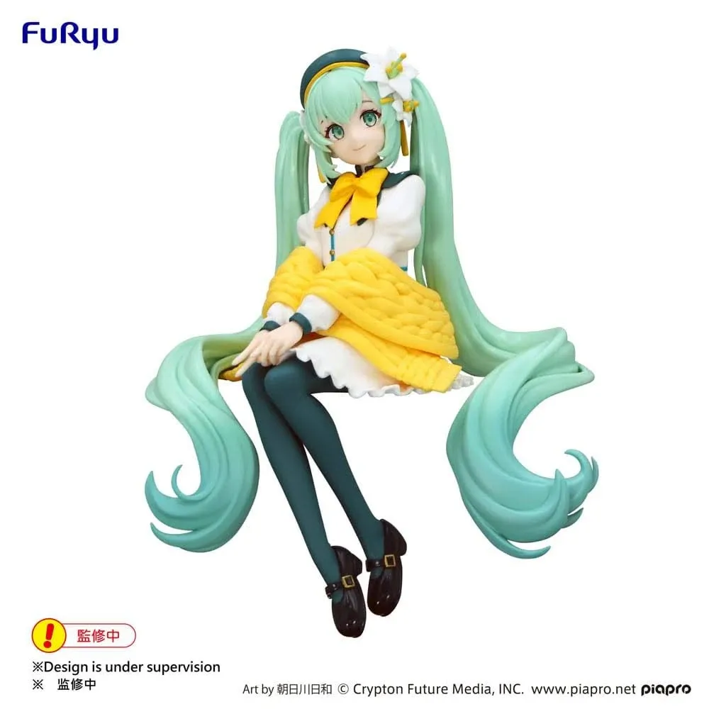 Hatsune Miku Noodle Stopper PVC Statue Flower Fairy Lily White Ver.