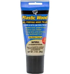 Plastic Wood Latex Wood Filler, 3 oz. Tube