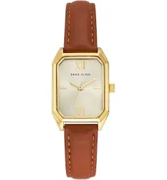 Anne Klein Women's Leather Strap Watch