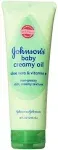 Johnson's Baby Creamy Oil Aloe Vera & Vitamin E, 8.0 fl oz