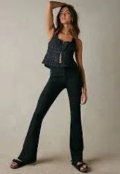 Free People Women's Level Up Slit Bootcut