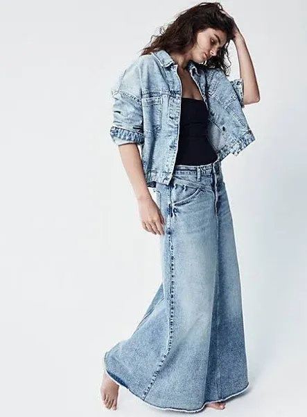 Free People Women's Come as You are Denim Max