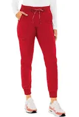 "Med Couture Touch Women's 5-Pocket STRETCH Cargo Yoga Jogger Scrub Pants"