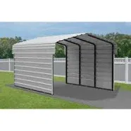 Arrow Carport with 2 Sided Enclosure