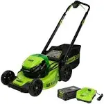 Greenworks 80V 21 in. Push Lawn Mower w/4.0 Ah Battery & Charger