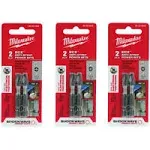 Milwaukee Elec Tool 48-32-4443 2" ECX Pwr Bit Combo Pack of 3