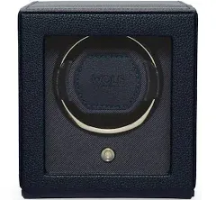 Wolf Cub Navy Watch Winder with Cover