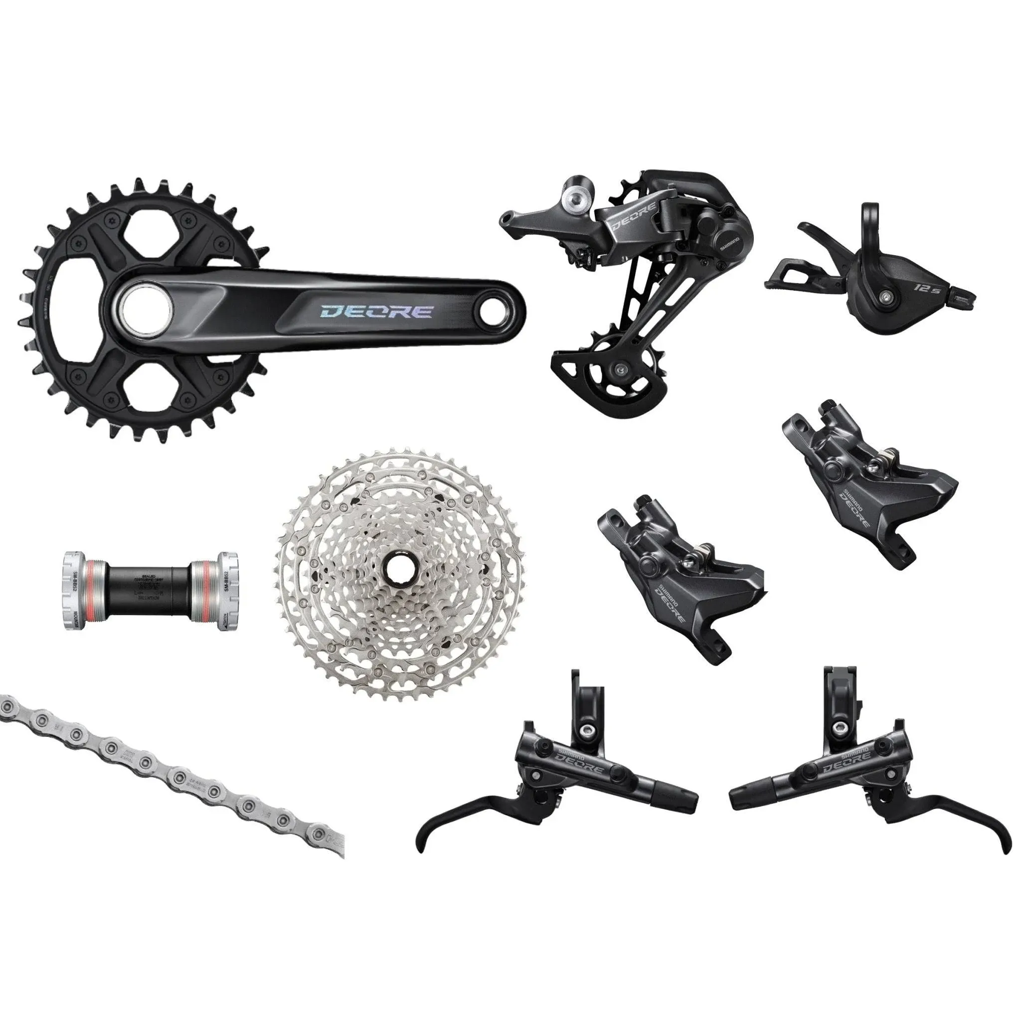 Shimano Deore RD-M6100-SGS Rear Derailleur - 12-Speed Long Cage