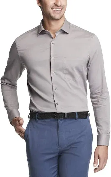 Van Heusen Men's Regular Fit Flex Collar Stretch Dress Shirt