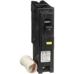 Schneider Electric Square D Ground Fault Interrupter Circuit Breaker,  15 A