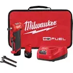 Milwaukee M12 Fuel 1/4" Right Angle Die Grinder Kit