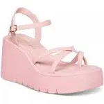 "Madden Girl Women's Vaultt Wedge Pink Paris..."