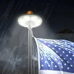 Flagpole Light Solar Powered, 136 LED Solar Flag Pole Light Dusk to Dawn 10H