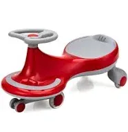 Costway Wiggle Car Ride on Toy with Flashing Wheels