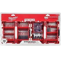 Shockwave Impact Duty Alloy Steel Drill and Screw Driver Bit Set (100-Piece)