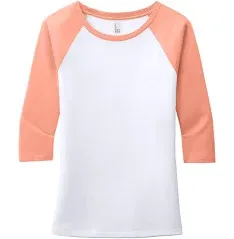 District Women's Perfect Tri 3/4-Sleeve Raglan