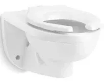 KOHLER Kingston Ultra Wall-Mount Top Spud Flushometer Bowl