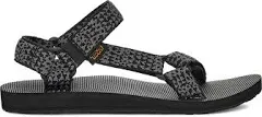 Teva Men&#039;s Original Universal Etching Black Sandals 1004006.EBCK