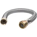 Sharkbite 3/4 in. x 1 in. x 24 in. L Stainless Steel Water Softener Connector