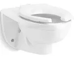 Kohler Kingston Ultra Wall-Mount Top Spud Flushometer Bowl