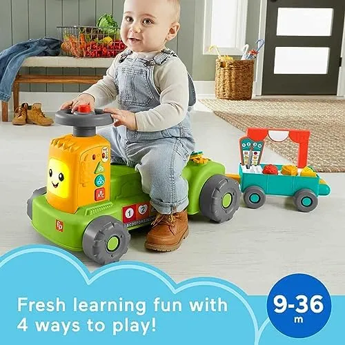 Fisher Price Laugh N Learn 4-in-1 Farm to Market Tractor