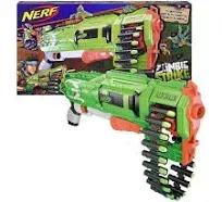 Nerf Zombie Strike Ripchain Combat Toy Blaster Ages 8 25 Shot Dart Pump Action