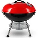 Cuisinart CCG190RB 14 Inch BBQ Portable Charcoal Grill, Red