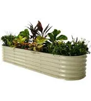 Vego Garden 17 in. H Metal Modular Raised Garden Bed