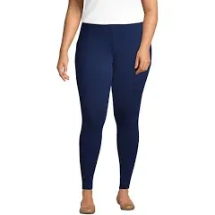 Lands' End Women's Starfish Mid Rise Knit Leggings