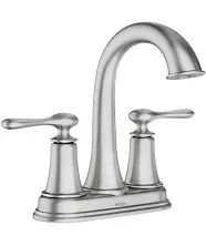 Moen Ellicott 4-in Centerset Bathroom Sink Faucet