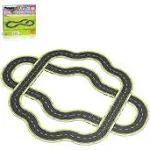 PicassoTiles Magnetic Car Track Set - Speedway Themed Set