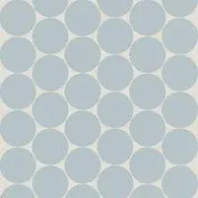 Marin 2" Penny Round Matte Porcelain Mosaic in Midnight Tide