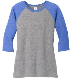 District Women's Perfect Tri 3/4-Sleeve Raglan