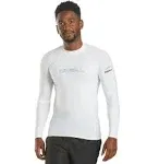 O'Neill Basic Skins 50+ Long-Sleeve Rashguard - Men's White, XL