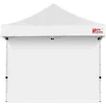  Instant Canopy Tent Sidewall for Pop Up Canopy, 1 Piece 10x10 White