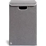 Hamper™ Laundry Organizer with Lid, Grey | adamsbargainshop.com