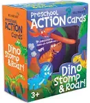 Mollybee Kids Dino Stomp and Roar Preschool Action Cards