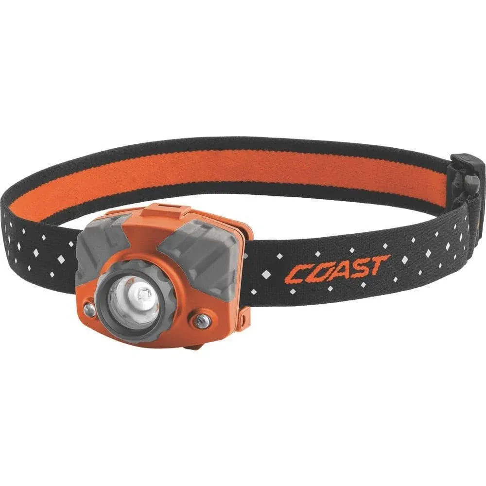 Coast FL75: 435 Lumen Dual Color LED, Pure Beam Twist Focus, IPX4 Weather Proof